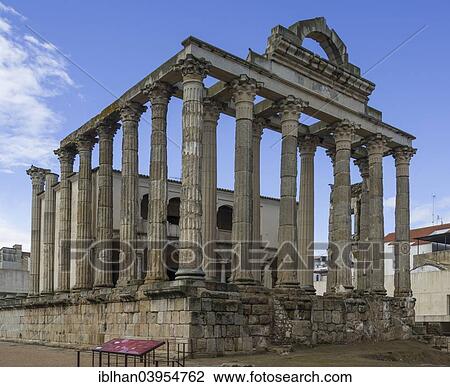 "Roman temple, Merida, Extremadura, Spain, Europe" View Large Photo Image Stock Image - "Roman temple, Merida, Extremadura, Spain, Europe". Fotosearch