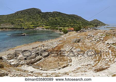 "Roman theater, ancient city of Knidos, Knidos, near Datca, Datca Peninsula, Mugla Province, Aegean, Turkey, Asia" View Large Photo Image Stock Photo - "Roman theater, ancient city of Knidos, Knidos, near Datca, Datca Peninsula, Mugla Province, Aegean, Turkey, Asia". Fotosearch