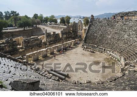 "Roman theatre, ancient city of Myra, Demre, Antalya Province, Turkey, Asia" View Large Photo Image Stock Image - "Roman theatre, ancient city of Myra, Demre, Antalya Province, Turkey, Asia". Fotosearch