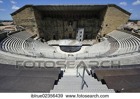 Stock Photo - "Roman Theatre, Orange, France, Europe". Fotosearch