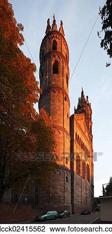 Romanesque Cathedral of St. Peter in Worms, Worms Cathedral, Worms, Rhineland-Palatinate, Germany, Europe View Large Photo Image Stock Image - Romanesque Cathedral of St. Peter in Worms, Worms Cathedral, Worms, Rhineland-Palatinate, Germany, Europe. Fotosearch