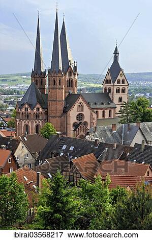 "Romanesque Church of St. Mary, Gelnhausen, Hesse, Germany, Europe" View Large Photo Image Stock Photo - "Romanesque Church of St. Mary, Gelnhausen, Hesse, Germany, Europe". Fotosearch