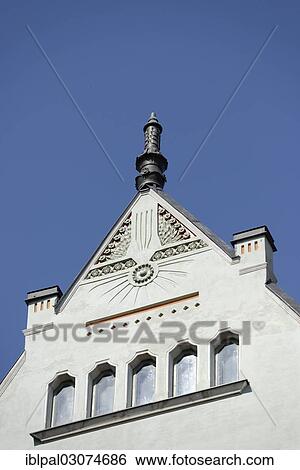"Roof, residential building, Art Nouveau, Helsinki, Uusimaa, Finland, Europe" View Large Photo Image Stock Photograph - "Roof, residential building, Art Nouveau, Helsinki, Uusimaa, Finland, Europe". Fotosearch