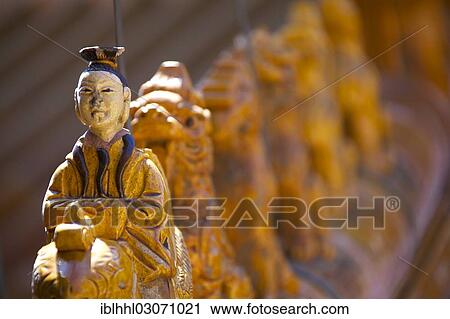 "Roof tiles decorated with figures on a pagoda at the Summer Palace, Beijing, China, People's Republic of China, Asia" View Large Photo Image Stock Image - "Roof tiles decorated with figures on a pagoda at the Summer Palace, Beijing, China, People's Republic of China, Asia". Fotosearch