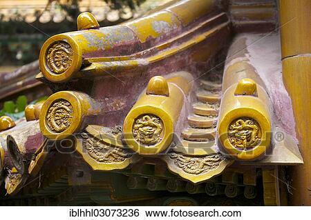 "Roof tiles in the Forbidden City, Verbotene Stadt, Beijing, China, People's Republic of China, Asia" View Large Photo Image Stock Photograph - "Roof tiles in the Forbidden City, Verbotene Stadt, Beijing, China, People's Republic of China, Asia". Fotosearch
