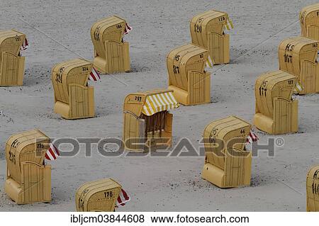 "Roofed wicker beach chairs, Baltic Sea beach, Schleswig-Holstein, Germany, Europe" View Large Photo Image Stock Photo - "Roofed wicker beach chairs, Baltic Sea beach, Schleswig-Holstein, Germany, Europe". Fotosearch