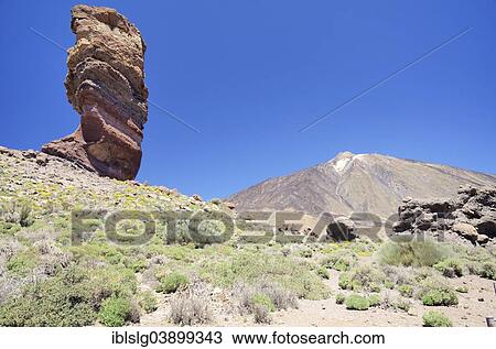 "Roques de Garcia rock formation, the snow-covered Pico del Teide at the back, UNESCO World Heritage Site, Parque National del Teide y las Canadas, Teide National Park, Tenerife, Canary Islands, Spain, Europe" View Large Photo Image Stock Image - "Roques de Garcia rock formation, the snow-covered Pico del Teide at the back, UNESCO World Heritage Site, Parque National del Teide y las Canadas, Teide National Park, Tenerife, Canary Islands, Spain, Europe". Fotosearch