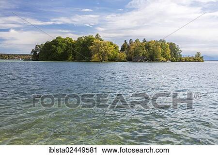 "Rose Island in Lake Starnberg, Bavaria, Germany, Europe" View Large Photo Image Stock Image - "Rose Island in Lake Starnberg, Bavaria, Germany, Europe". Fotosearch