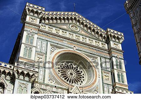 "Rose window and facade of the Duomo of Florence, Cattedrale di Santa Maria del Fiore, Florence, Tuscany, Italy, Europe" View Large Photo Image Stock Image - "Rose window and facade of the Duomo of Florence, Cattedrale di Santa Maria del Fiore, Florence, Tuscany, Italy, Europe". Fotosearch