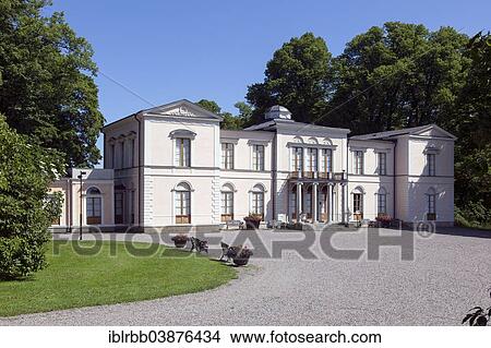 Picture - "Rosendal Palace or Rosendal Slott, summer palace, island of Djurgarden, Stockholm, Stockholms lan or Stockholm County, Sweden, Europe". Fotosearch