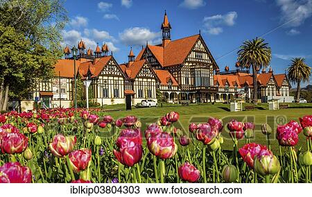 "Rotorua Museum of Art and History Te Whare Taonga o Te Arawa, Government Gardens, Rotorua, North Island, New Zealand, Oceania" View Large Photo Image Stock Image - "Rotorua Museum of Art and History Te Whare Taonga o Te Arawa, Government Gardens, Rotorua, North Island, New Zealand, Oceania". Fotosearch
