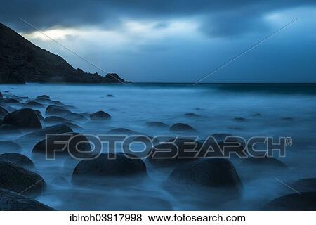 "Round stones on the beach of Utakleiv, Vestvagoy, Lofoten, Norway, Europe" View Large Photo Image Stock Photo - "Round stones on the beach of Utakleiv, Vestvagoy, Lofoten, Norway, Europe". Fotosearch