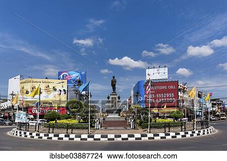 "Roundabout, statue of Prince Prajak Sinlapakom, Udon Thani, Isan or Isaan, Thailand, Asia" View Large Photo Image Picture - "Roundabout, statue of Prince Prajak Sinlapakom, Udon Thani, Isan or Isaan, Thailand, Asia". Fotosearch