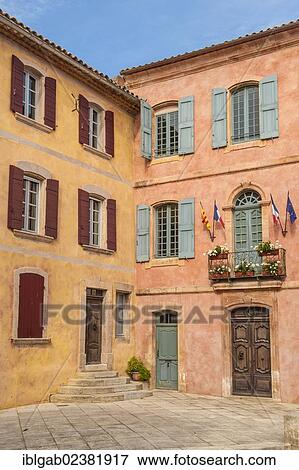 "Roussillon village, Vaucluse, Provence, France, Europe" View Large Photo Image Stock Photo - "Roussillon village, Vaucluse, Provence, France, Europe". Fotosearch
