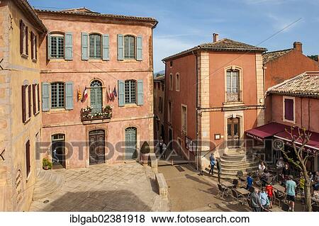 "Roussillon village, Vaucluse, Provence, France, Europe" View Large Photo Image Stock Photo - "Roussillon village, Vaucluse, Provence, France, Europe". Fotosearch