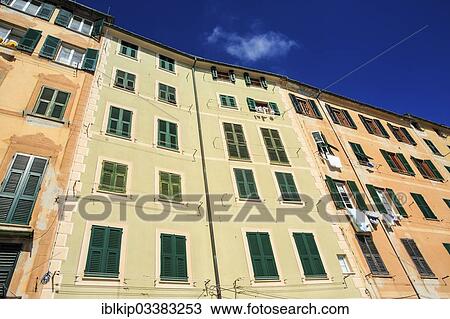 "Row of houses, Camogli, Italian Riviera, Liguria, Italy, Europe" View Large Photo Image Stock Image - "Row of houses, Camogli, Italian Riviera, Liguria, Italy, Europe". Fotosearch