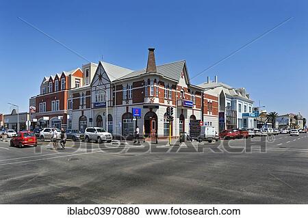 "Rows of houses, Bank Windhoek, Swakopmund, Erongo Region, Namibia, Africa" View Large Photo Image Stock Image - "Rows of houses, Bank Windhoek, Swakopmund, Erongo Region, Namibia, Africa". Fotosearch