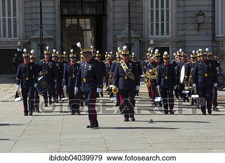 "Royal band in front of the Royal Palace, Madrid, Spain, Europe" View Large Photo Image Stock Photo - "Royal band in front of the Royal Palace, Madrid, Spain, Europe". Fotosearch
