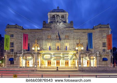 Stock Image - "Royal Dramatic Theatre, Kungliga Dramatiska Teatern, or Dramatan, Art Nouveau, Stockholm, Stockholm County, Sweden, Europe". Fotosearch