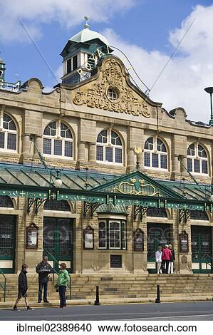 Stock Image - "Royal Hall, Ripon Road, Harrogate, North Yorkshire, England, United Kingdom, Europe". Fotosearch
