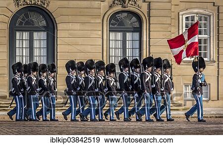 "Royal Life Guards in front of Amalienborg Palace, Copenhagen, Denmark, Europe" View Large Photo Image Stock Photo - "Royal Life Guards in front of Amalienborg Palace, Copenhagen, Denmark, Europe". Fotosearch