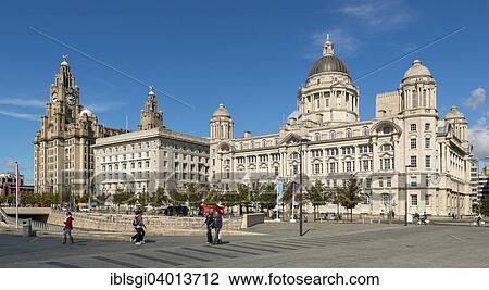 "Royal Liver Building, Cunard Building, Port of Liverpool Building, UNESCO World Heritage Site Liverpool Maritime Mercantile City, Liverpool, Merseyside, England, United Kingdom, Europe" View Large Photo Image Stock Image - "Royal Liver Building, Cunard Building, Port of Liverpool Building, UNESCO World Heritage Site Liverpool Maritime Mercantile City, Liverpool, Merseyside, England, United Kingdom, Europe". Fotosearch