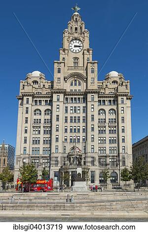 "Royal Liver Building, UNESCO World Heritage Site Liverpool Maritime Mercantile City, Liverpool, Merseyside, England, United Kingdom, Europe" View Large Photo Image Stock Photo - "Royal Liver Building, UNESCO World Heritage Site Liverpool Maritime Mercantile City, Liverpool, Merseyside, England, United Kingdom, Europe". Fotosearch