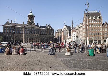 "Royal Palace or Paleis op de Dam and Nieuwe Kerk church, Dam Square, Amsterdam, North Holland province, Netherlands" View Large Photo Image Stock Image - "Royal Palace or Paleis op de Dam and Nieuwe Kerk church, Dam Square, Amsterdam, North Holland province, Netherlands". Fotosearch