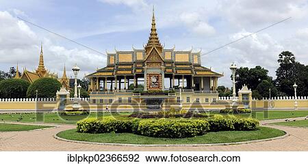 Stock Image - "Royal Palace, Phnom Penh, Cambodia, Southeast Asia, Asia". Fotosearch