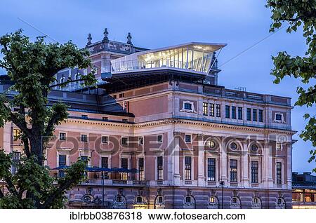 Stock Photo - "Royal Swedish Opera, Kungliga Operan, Stockholm, Stockholm County, Sweden, Europe". Fotosearch