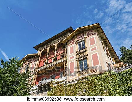 Stock Photo - "Royal Villa, Berchtesgaden, Berchtesgadener Land district, Upper Bavaria, Bavaria, Germany, Europe". Fotosearch