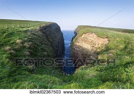 "Rugged coastal landscape on the coast of Duncansby Head, nature reserve, County of Caithness, Scotland, United Kingdom, Europe" View Large Photo Image Stock Image - "Rugged coastal landscape on the coast of Duncansby Head, nature reserve, County of Caithness, Scotland, United Kingdom, Europe". Fotosearch