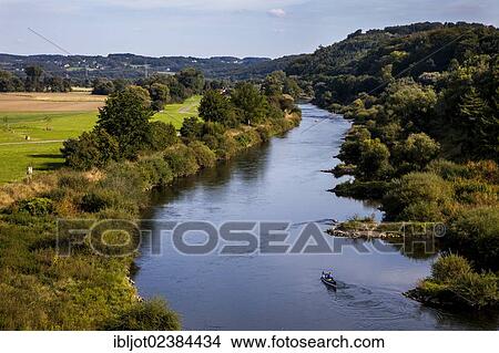 "Ruhr river near Hattingen, """"An der Kost"""", canoe, North Rhine-Westphalia, Germany, Europe" View Large Photo Image Picture - "Ruhr river near Hattingen, """"An der Kost"""", canoe, North Rhine-Westphalia, Germany, Europe". Fotosearch