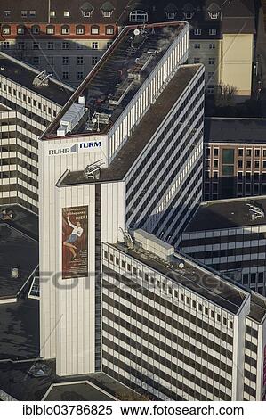 "Ruhrgas Tower, aerial view, Essen, Ruhr area, North Rhine-Westphalia, Germany, Europe" View Large Photo Image Stock Photography - "Ruhrgas Tower, aerial view, Essen, Ruhr area, North Rhine-Westphalia, Germany, Europe". Fotosearch