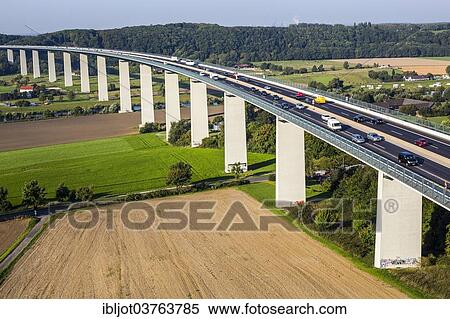 "Ruhrtalbruecke, bridge of the A52 motorway, Mulheim an der Ruhr, North Rhine-Westphalia, Germany, Europe" View Large Photo Image Stock Photography - "Ruhrtalbruecke, bridge of the A52 motorway, Mulheim an der Ruhr, North Rhine-Westphalia, Germany, Europe". Fotosearch