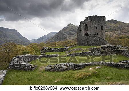 "Ruined thirteenth century castle with keep, Dolbadarn Castle, Llanberis Pass, Snowdonia National Park, North Wales, United Kingdom, Europe" View Large Photo Image Picture - "Ruined thirteenth century castle with keep, Dolbadarn Castle, Llanberis Pass, Snowdonia National Park, North Wales, United Kingdom, Europe". Fotosearch