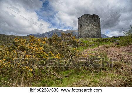 "Ruined thirteenth century castle with keep, Dolbadarn Castle, Llanberis Pass, Snowdonia National Park, North Wales, United Kingdom, Europe" View Large Photo Image Stock Image - "Ruined thirteenth century castle with keep, Dolbadarn Castle, Llanberis Pass, Snowdonia National Park, North Wales, United Kingdom, Europe". Fotosearch