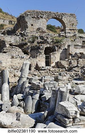 "Ruins and excavations in the ancient city of Ephesus, UNESCO World Heritage Site, Ephesus, Ephesos, Efes, Izmir, Turkish Aegean, western Turkey, Turkey, Asia" View Large Photo Image Stock Image - "Ruins and excavations in the ancient city of Ephesus, UNESCO World Heritage Site, Ephesus, Ephesos, Efes, Izmir, Turkish Aegean, western Turkey, Turkey, Asia". Fotosearch