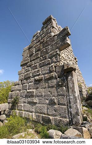 "Ruins, antique city of Termessos, near Antalya, Taurus Mountains, Antalya Province, Mediterranean Region, Turkey, Asia" View Large Photo Image Picture - "Ruins, antique city of Termessos, near Antalya, Taurus Mountains, Antalya Province, Mediterranean Region, Turkey, Asia". Fotosearch
