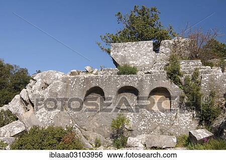 "Ruins, antique city of Termessos, near Antalya, Taurus Mountains, Antalya Province, Mediterranean Region, Turkey, Asia" View Large Photo Image Stock Photograph - "Ruins, antique city of Termessos, near Antalya, Taurus Mountains, Antalya Province, Mediterranean Region, Turkey, Asia". Fotosearch