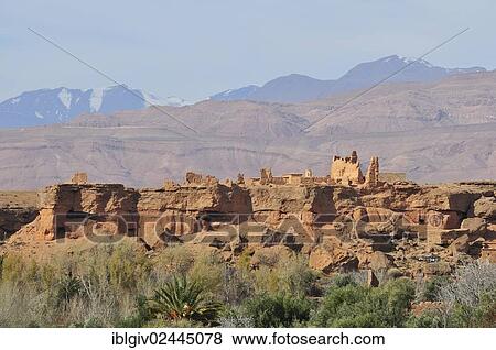 "Ruins of a Ksar, Draa Valley, High Atlas Mountains, Morocco, Africa" View Large Photo Image Stock Photo - "Ruins of a Ksar, Draa Valley, High Atlas Mountains, Morocco, Africa". Fotosearch