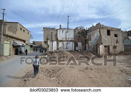 "Ruins of ancient Uyghur Muslim mudbrick housing, Kashgar, Seidenstrasse, Xinjiang, China, People's Republic of China, Asia" View Large Photo Image Stock Image - "Ruins of ancient Uyghur Muslim mudbrick housing, Kashgar, Seidenstrasse, Xinjiang, China, People's Republic of China, Asia". Fotosearch