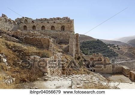 "Ruins of Kerak Castle, a crusader castle, built in 1140, at that time Crac des Moabites, Al Karak or Kerak, Jordan, Asia" View Large Photo Image Stock Photo - "Ruins of Kerak Castle, a crusader castle, built in 1140, at that time Crac des Moabites, Al Karak or Kerak, Jordan, Asia". Fotosearch