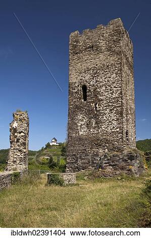 "Ruins of Niederburg castle above the Kobern district, Matthias chapel and Oberburg castle at back, Kobern-Gondorf, Moselle region, Rhineland-Palatinate, Germany, Europe" View Large Photo Image Picture - "Ruins of Niederburg castle above the Kobern district, Matthias chapel and Oberburg castle at back, Kobern-Gondorf, Moselle region, Rhineland-Palatinate, Germany, Europe". Fotosearch