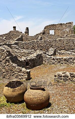 "Ruins of old houses, Pompeji, Campania, Italy, Europe" View Large Photo Image Stock Image - "Ruins of old houses, Pompeji, Campania, Italy, Europe". Fotosearch