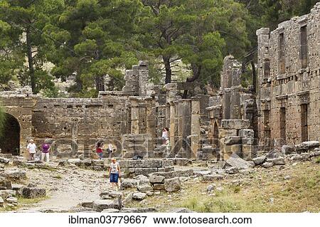 "Ruins of the ancient city of Lyrbe or Seleucia, Manavgat, Antalya Province, Turkey, Asia" View Large Photo Image Stock Photo - "Ruins of the ancient city of Lyrbe or Seleucia, Manavgat, Antalya Province, Turkey, Asia". Fotosearch