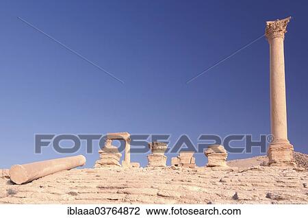 "Ruins of the ancient city of Palmyra in the morning light, UNESCO World Heritage Site, Palmyra, Tadmur, Palmyra District, Homs Governorate, Syria, Asia" View Large Photo Image Stock Image - "Ruins of the ancient city of Palmyra in the morning light, UNESCO World Heritage Site, Palmyra, Tadmur, Palmyra District, Homs Governorate, Syria, Asia". Fotosearch
