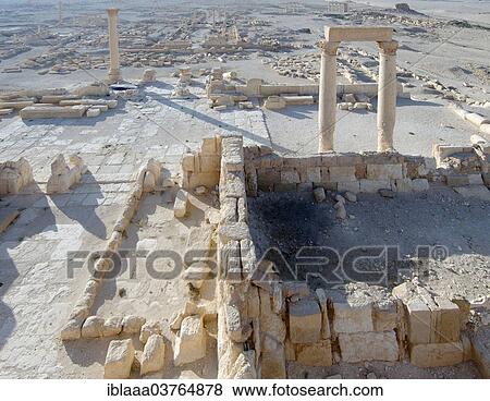 "Ruins of the ancient city of Palmyra in the morning light, UNESCO World Heritage Site, Palmyra, Tadmur, Palmyra District, Homs Governorate, Syria, Asia" View Large Photo Image Stock Photo - "Ruins of the ancient city of Palmyra in the morning light, UNESCO World Heritage Site, Palmyra, Tadmur, Palmyra District, Homs Governorate, Syria, Asia". Fotosearch