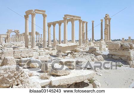 "Ruins of the ancient city Palmyra, Palmyra, Tadmur, Palmyra District, Homs Governorate, Syria, Asia" View Large Photo Image Stock Image - "Ruins of the ancient city Palmyra, Palmyra, Tadmur, Palmyra District, Homs Governorate, Syria, Asia". Fotosearch