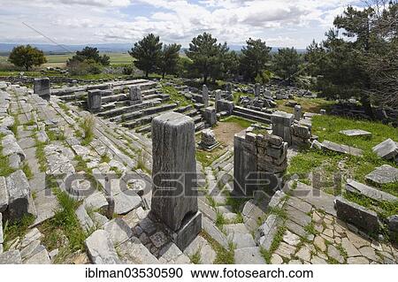 "Ruins of the Bouleuterion, Priene, Gullubahce, Aydin province, Aegean region, Turkey, Asia" View Large Photo Image Stock Image - "Ruins of the Bouleuterion, Priene, Gullubahce, Aydin province, Aegean region, Turkey, Asia". Fotosearch